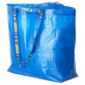 Large Blue Shopping Bag