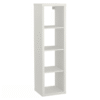 White Shelf Unit Storage