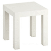White Side Table Compact