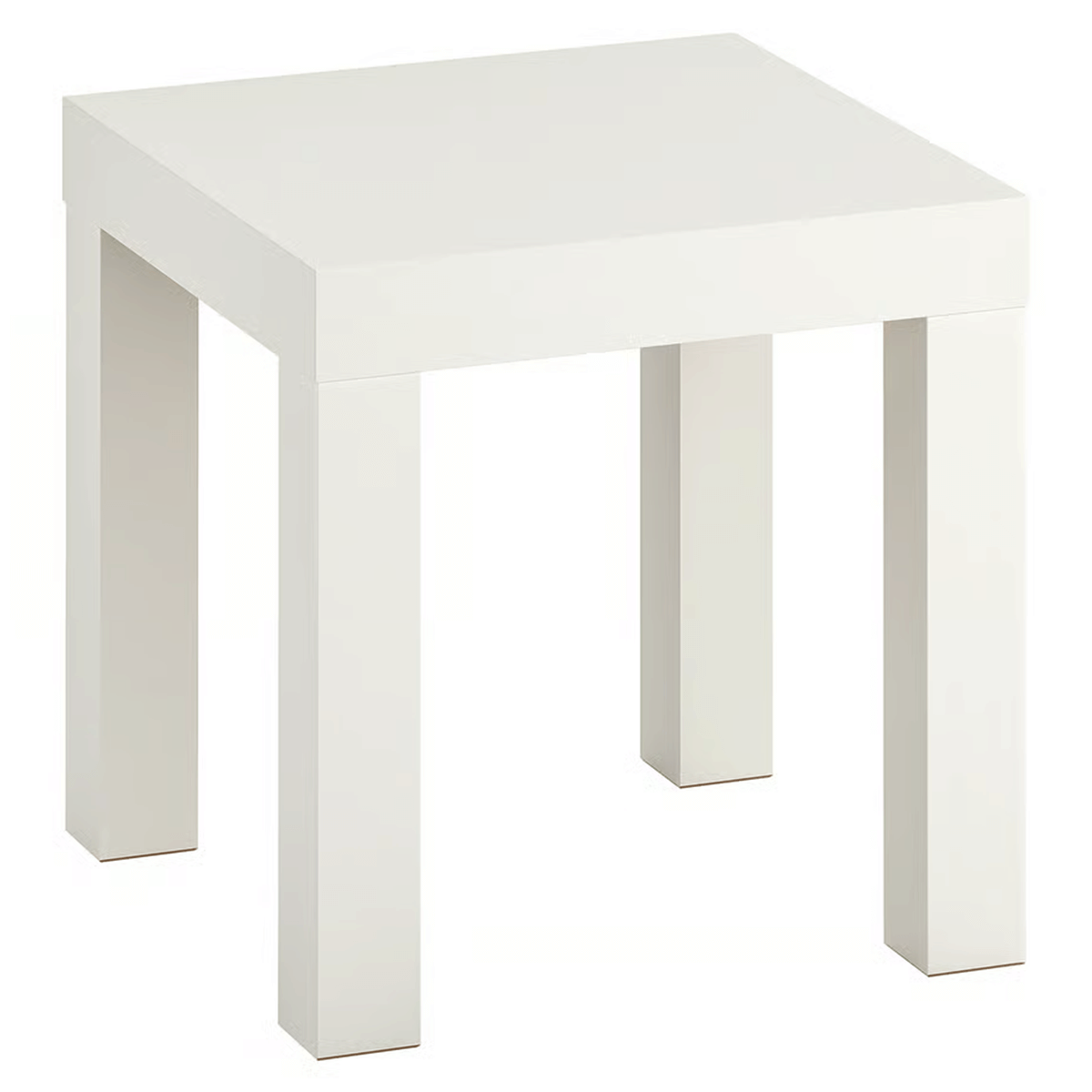 White Side Table Compact