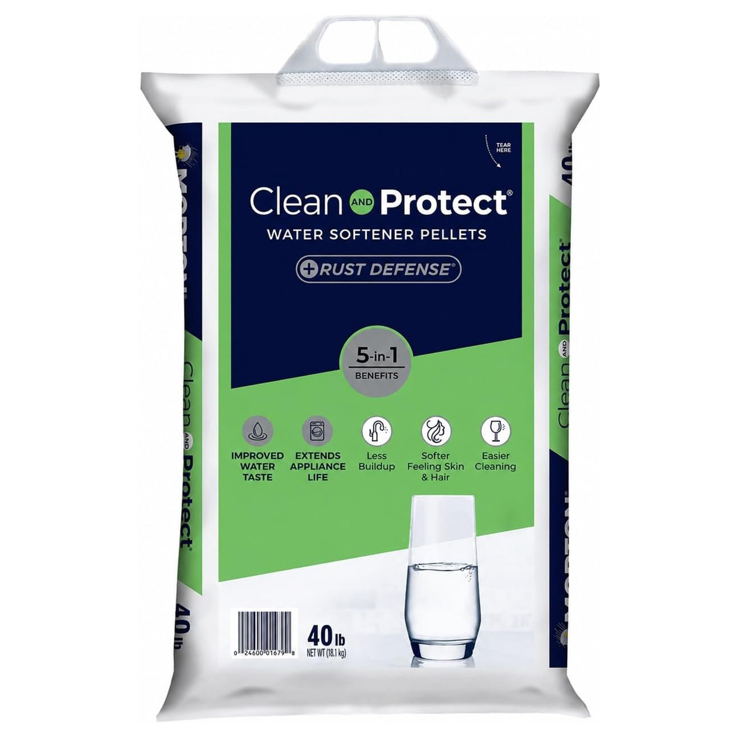 Clean and Protect Plus Rust Defense Water Softener Salt Pellets